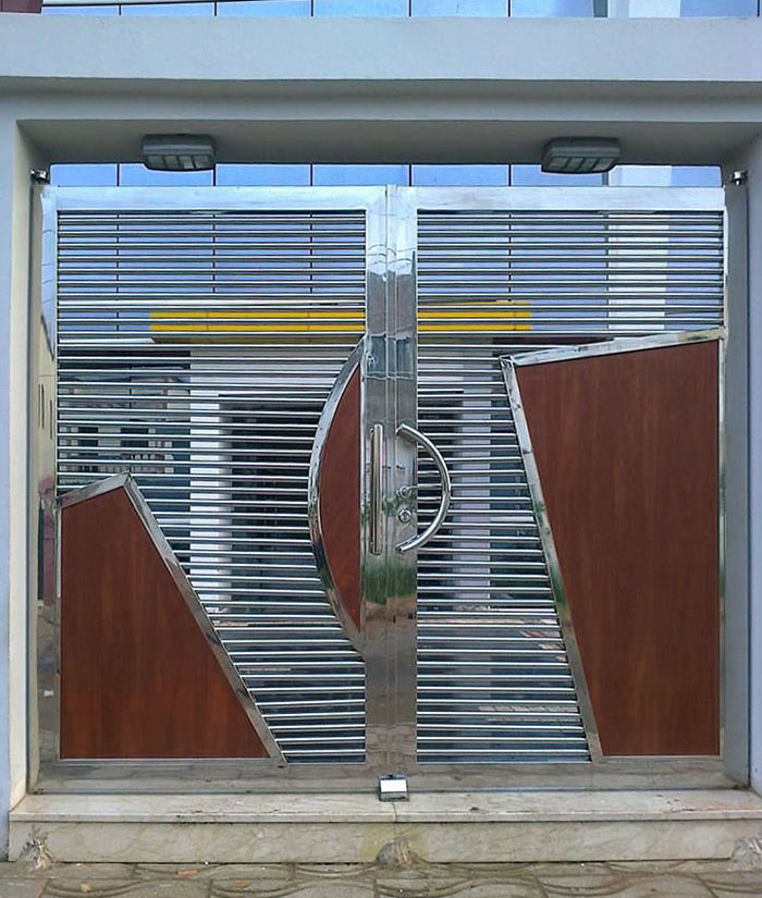 Mẫu cổng inox đẹp